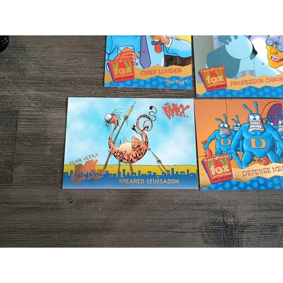 Eek! The Tick Maxx The Head Fleer Vintage Trading Cards Lot Of 10 - Picture 7 of 8